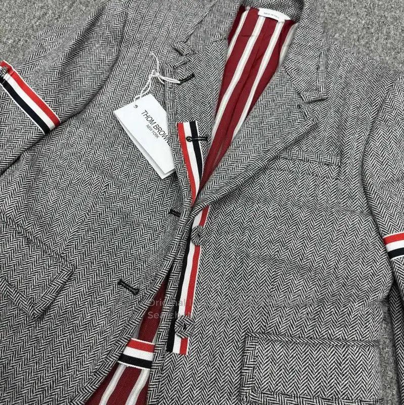 Thom Browne Gray Wool Women's Jacket .