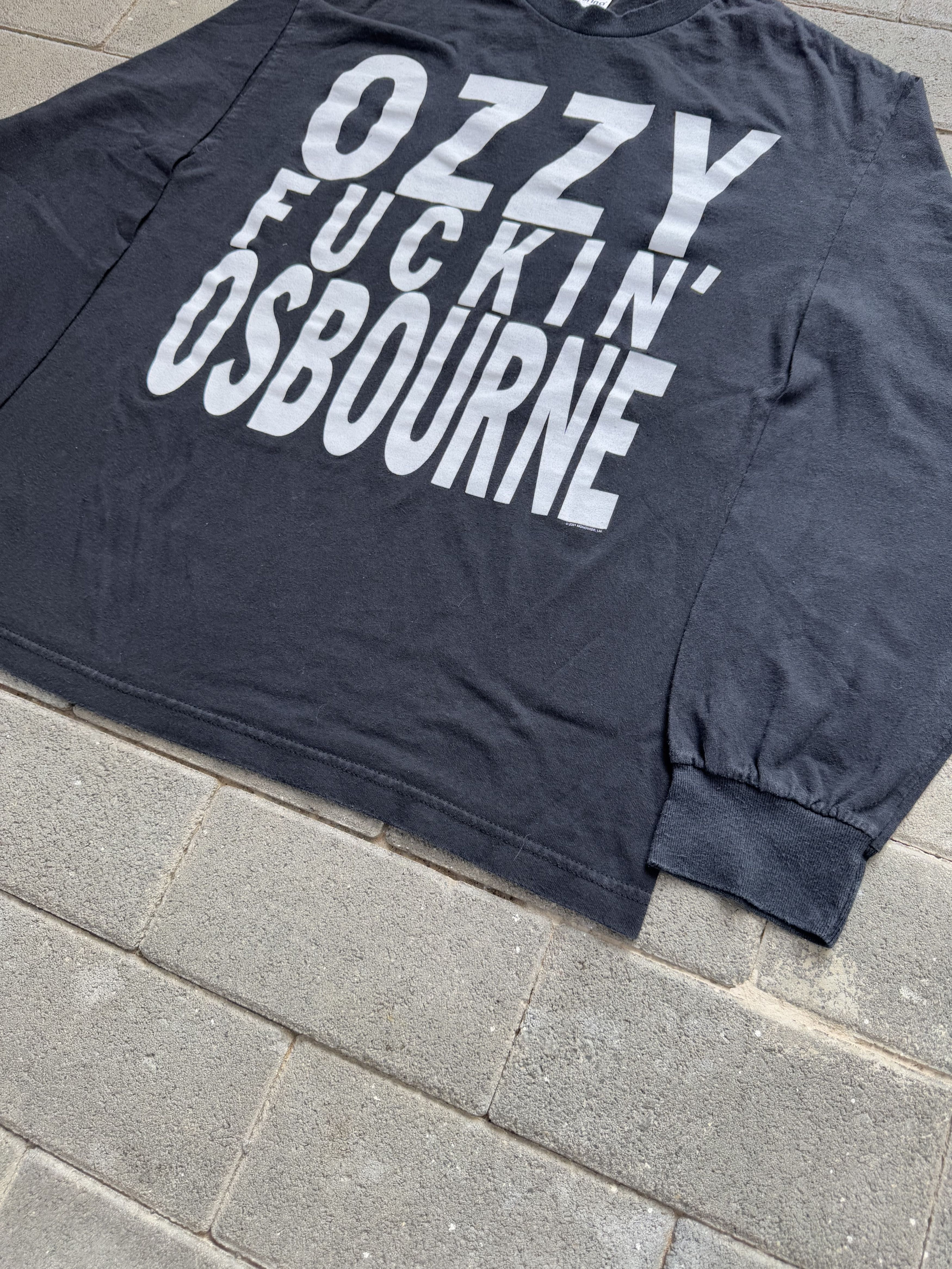 Ozzy Osbourne Vintage Ozzy Fuckin' Osbourne Long Sleeve Size US L / EU 52-54 / 3 - 4 Thumbnail