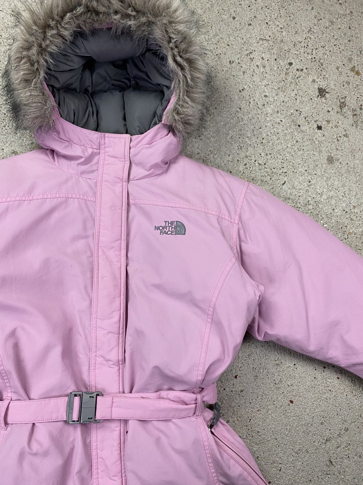 The North Face The north face puffer pink jacket with faux fur hood Size M / US 6-8 / IT 42-44 - 5 Thumbnail