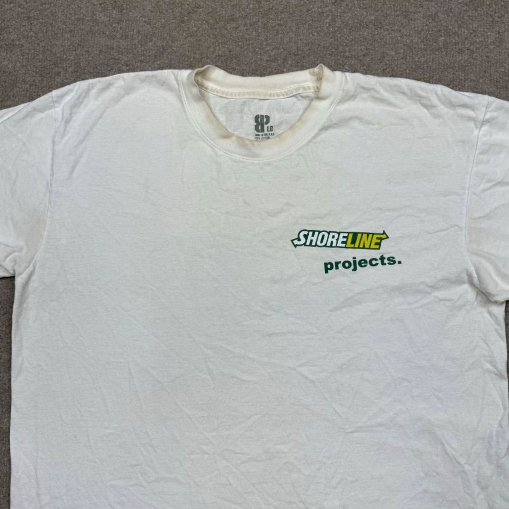 Vintage VINTAGE Brooklyn Projects T Shirt Men L White Short Sleeve Tee Size US L / EU 52-54 / 3 - 7 Thumbnail