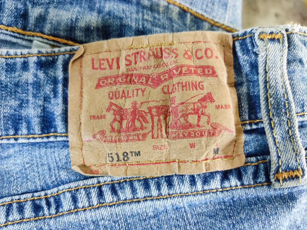 Levi's vintage levis 518 superlow bootcut flare stretch denim Size 30" / US 8 / IT 44 - 3 Thumbnail