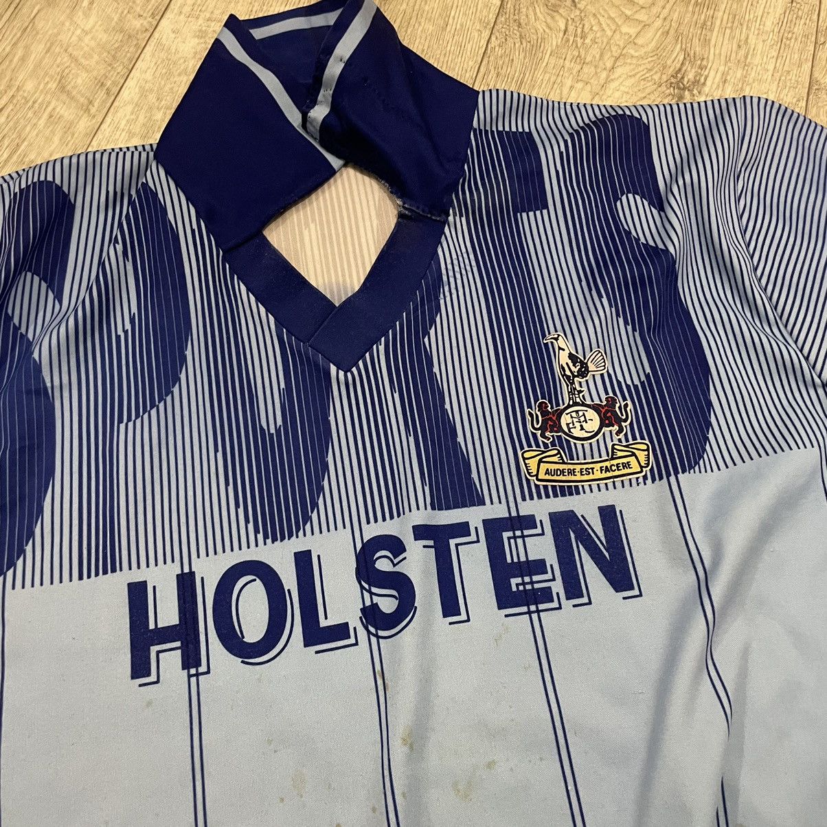 Vintage vintage 90s Tottenham Jersey Holsten Football Sport 80s tee Size US L / EU 52-54 / 3 - 2 Thumbnail