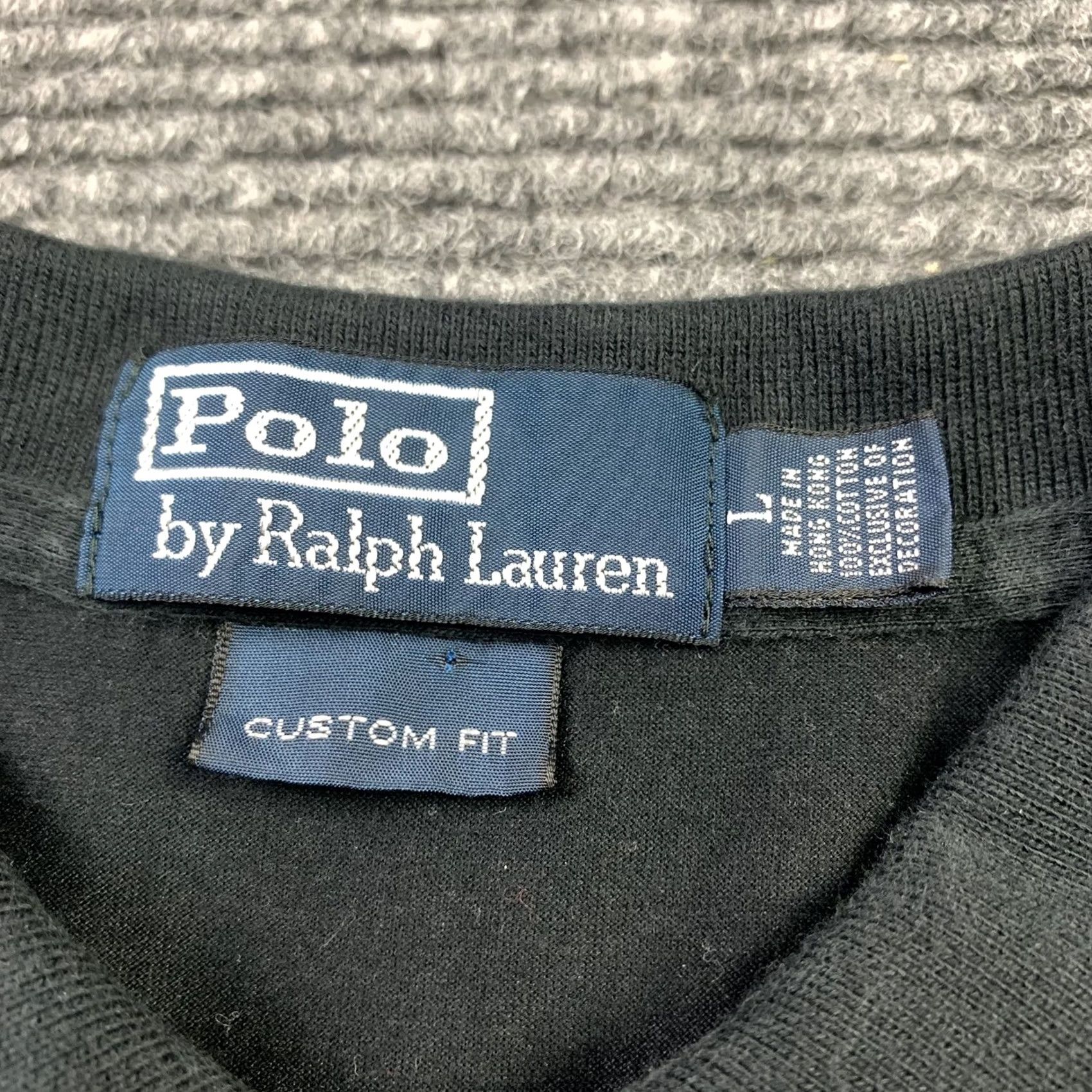 Polo Ralph Lauren Polo Ralph Lauren Polo Black Custom Fit Short Sleeve Embroidered Pony Shirt Mens Large Size US L / EU 52-54 / 3 - 2 Thumbnail