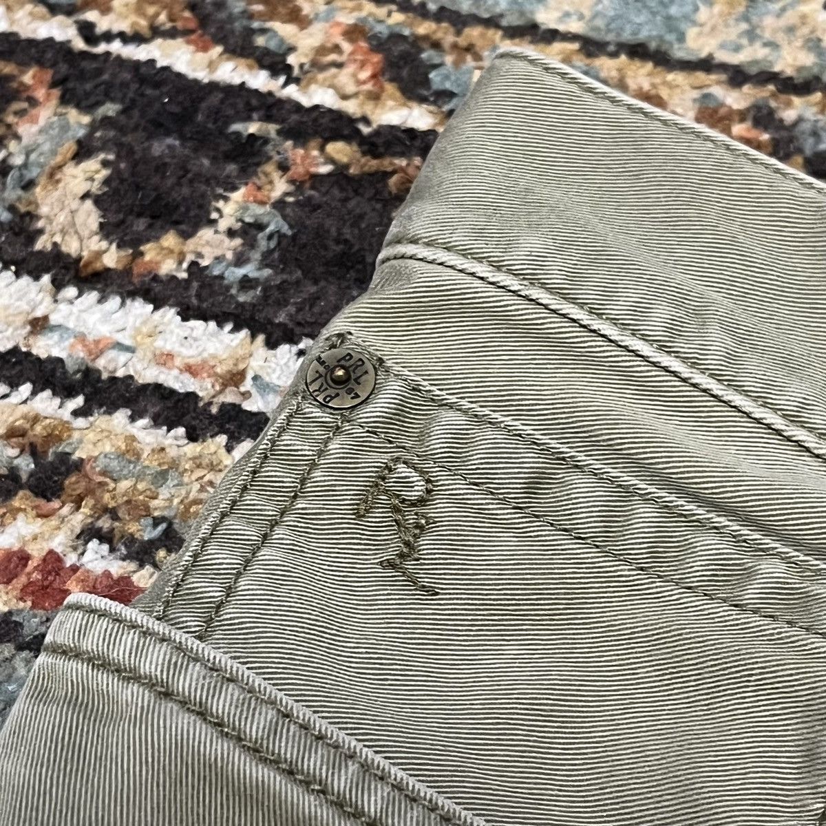 Polo Ralph Lauren × Vintage Vintage Polo Ralph Lauren Carpenter Pants Dark Sand 36x32 Size US 36 / EU 52 - 3 Thumbnail