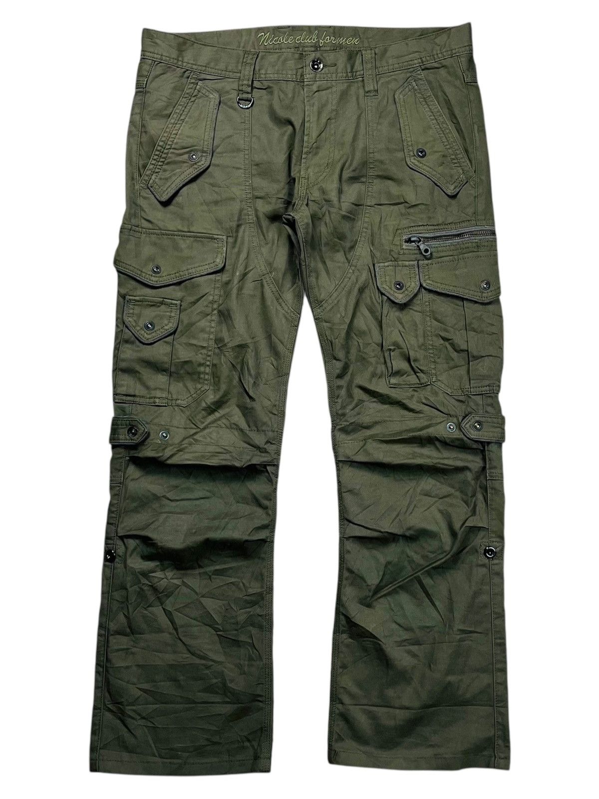 If Six Was Nine 2000s Nicole Club For Men - Multipocket Cargo Pants Size US 29 - 1 Thumbnail