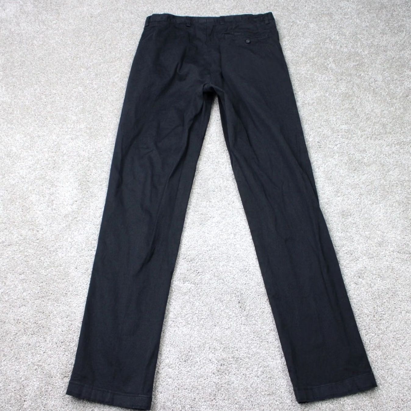 Dolce & Gabbana Dolce&Gabbana Chino Pants Womens 32x32 Black Flap Pockets Straight Leg Stretch Denim? Size 24" / US 00 / IT 34 - 6 Thumbnail