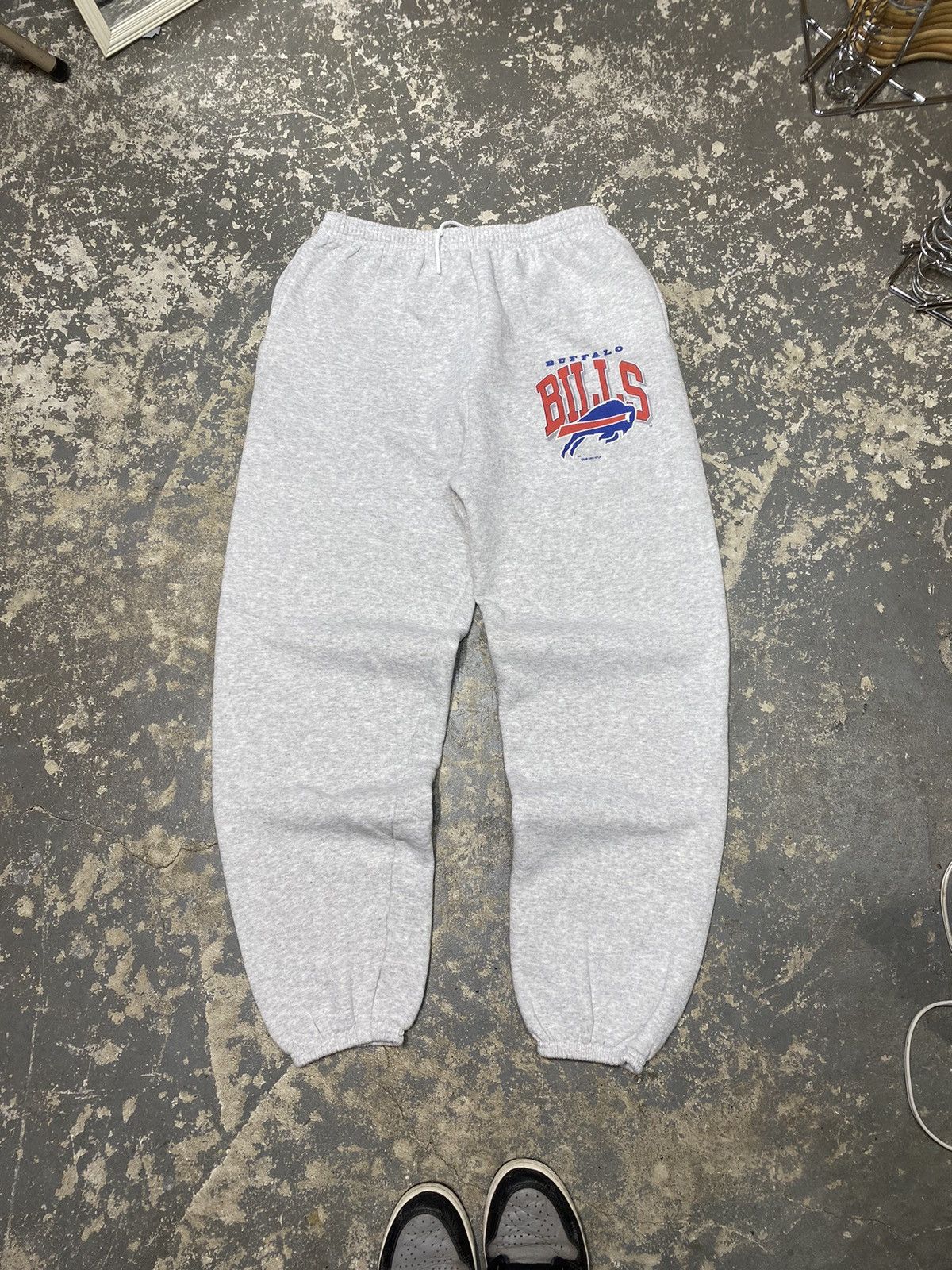 NFL × Vintage Vintage Buffalo Bills NFL Baggy SweatPants 1995 Size US 30 / EU 46 - 1 Thumbnail
