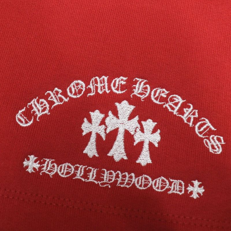 Chrome Hearts Chrome Hearts Cemetery Cross Embroidered Shorts Size US 30 / EU 46 - 4 Thumbnail