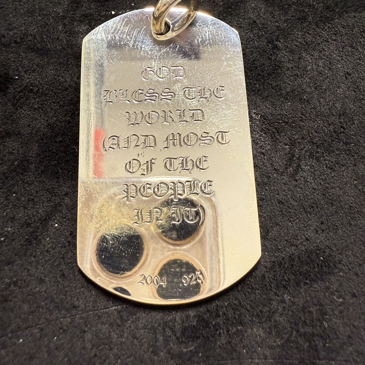 Chrome Hearts Chrome Hearts Multi Cross Dog Tag Necklace Size ONE SIZE - 6 Thumbnail