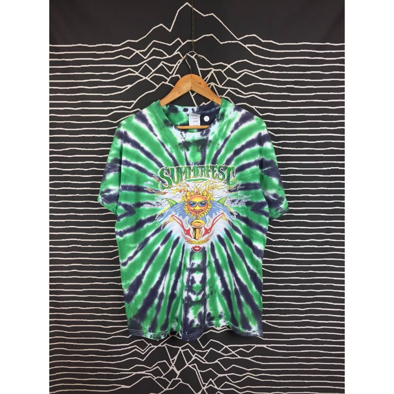 Vintage Milwaukee Summerfest Psychedelic Sun Trippy Tie Dye Tee Size US L / EU 52-54 / 3 - 2 Thumbnail