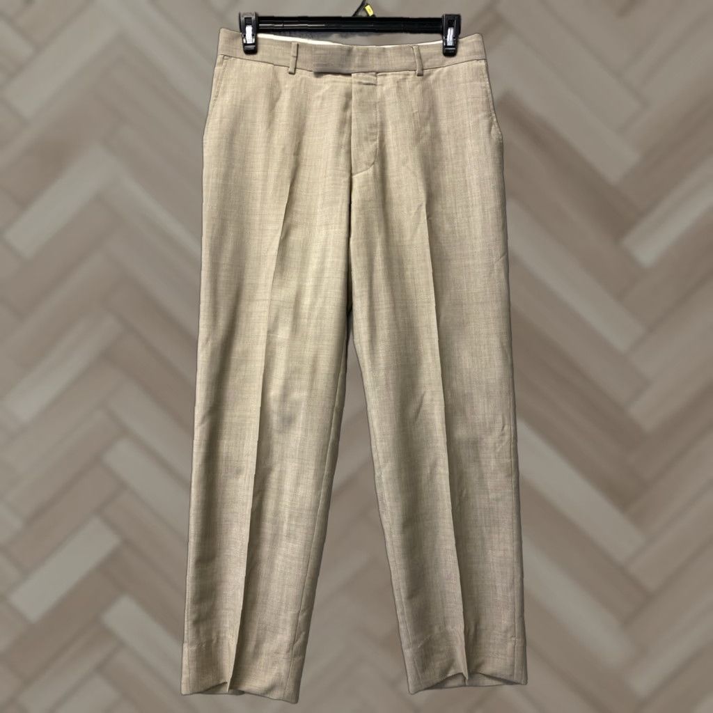 Vintage VINTAGE Hugo Boss Men’s Wool Blend Dress Pants 32x32 Tan Formal Business Casual Size US 32 / EU 48 - 1 Thumbnail