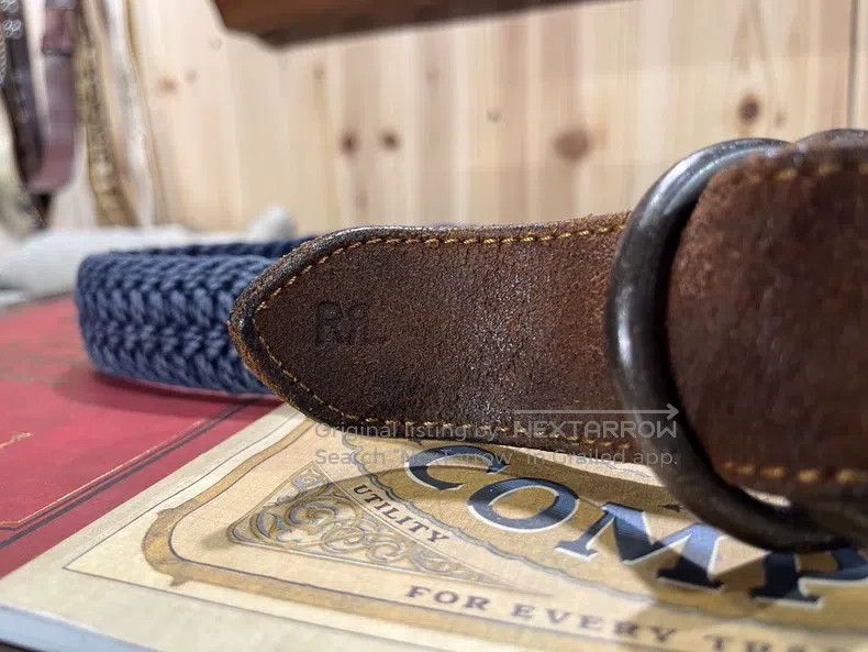 RRL Ralph Lauren RRL Ralph Lauren Leather and Weaving Belt Size ONE SIZE - 2 Thumbnail