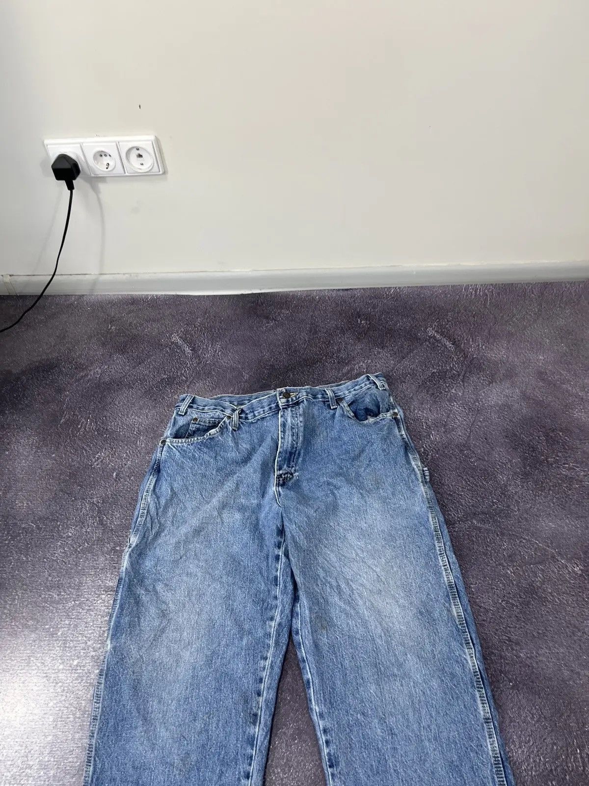 Dickies Vintage Dickies Faded Blue Work Hype Baggy Jeans Size US 38 / EU 54 - 8 Thumbnail