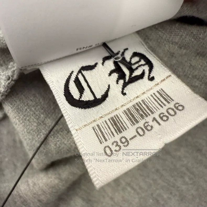 Chrome Hearts CHROME HEARTS Size S Grey three-cross flocking vest Size US S / EU 44-46 / 1 - 5 Thumbnail
