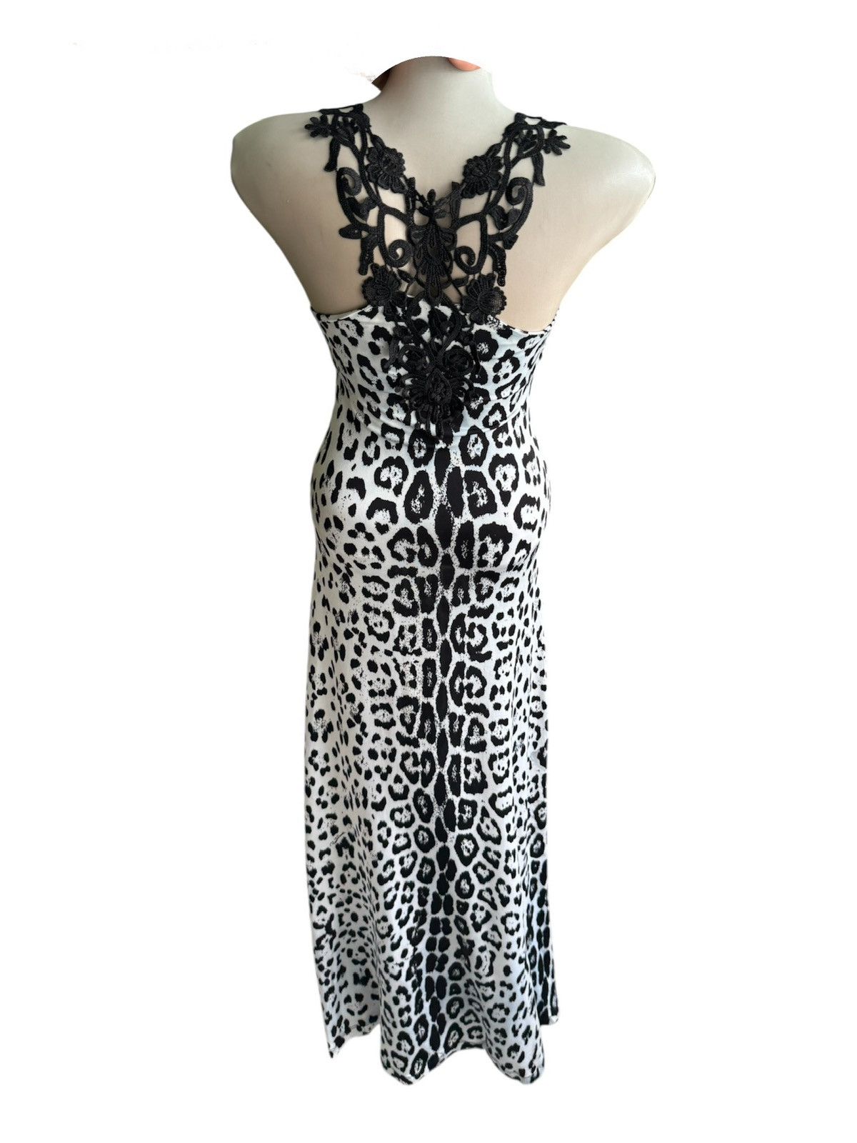Roberto Cavalli Vintage 2006 Roberto Cavalli Lace Leopard Print Slim Dress Size S / US 4 / IT 40 - 3 Thumbnail