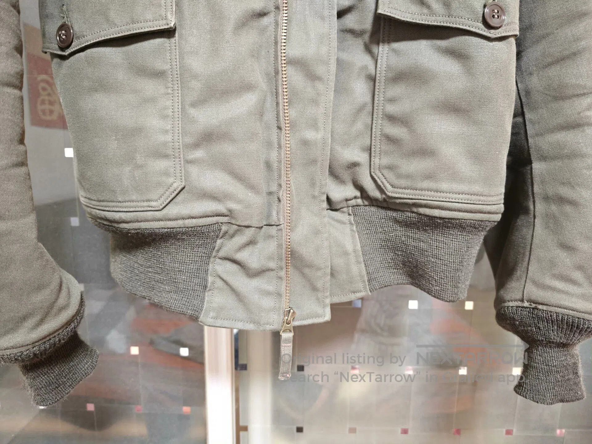 Freewheelers Freewheelers B10 Flight Jacket with Skull Design. Size US XXS / EU 40 - 6 Thumbnail