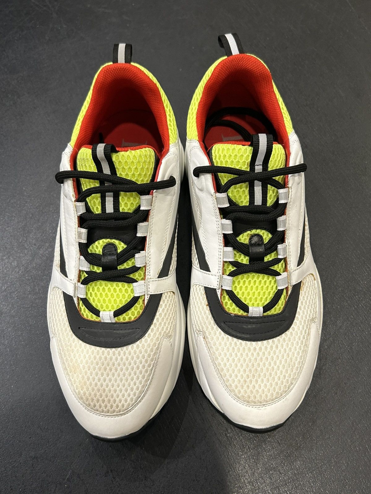 Dior Dior B22 White/Neon Size US 11 / EU 44 - 6 Thumbnail