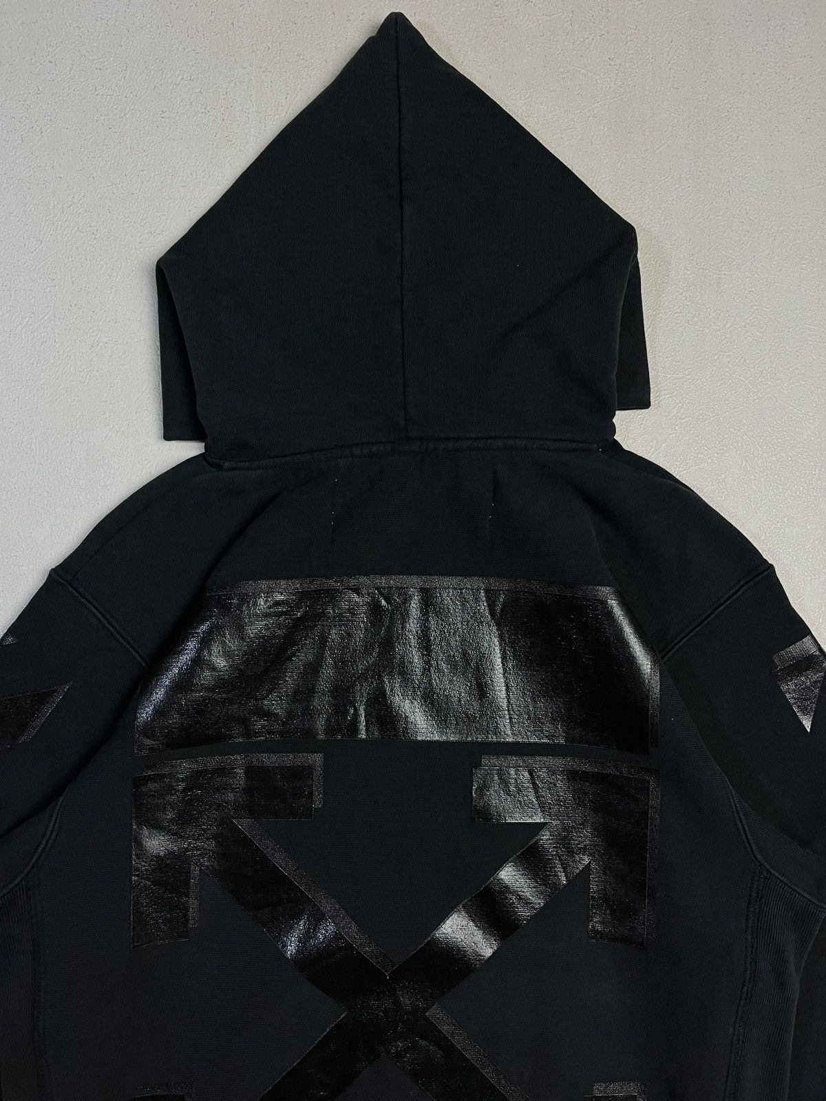 Champion × Off-White FW17 Off-White Champion Distressed Hoodie Size US M / EU 48-50 / 2 - 15 Thumbnail