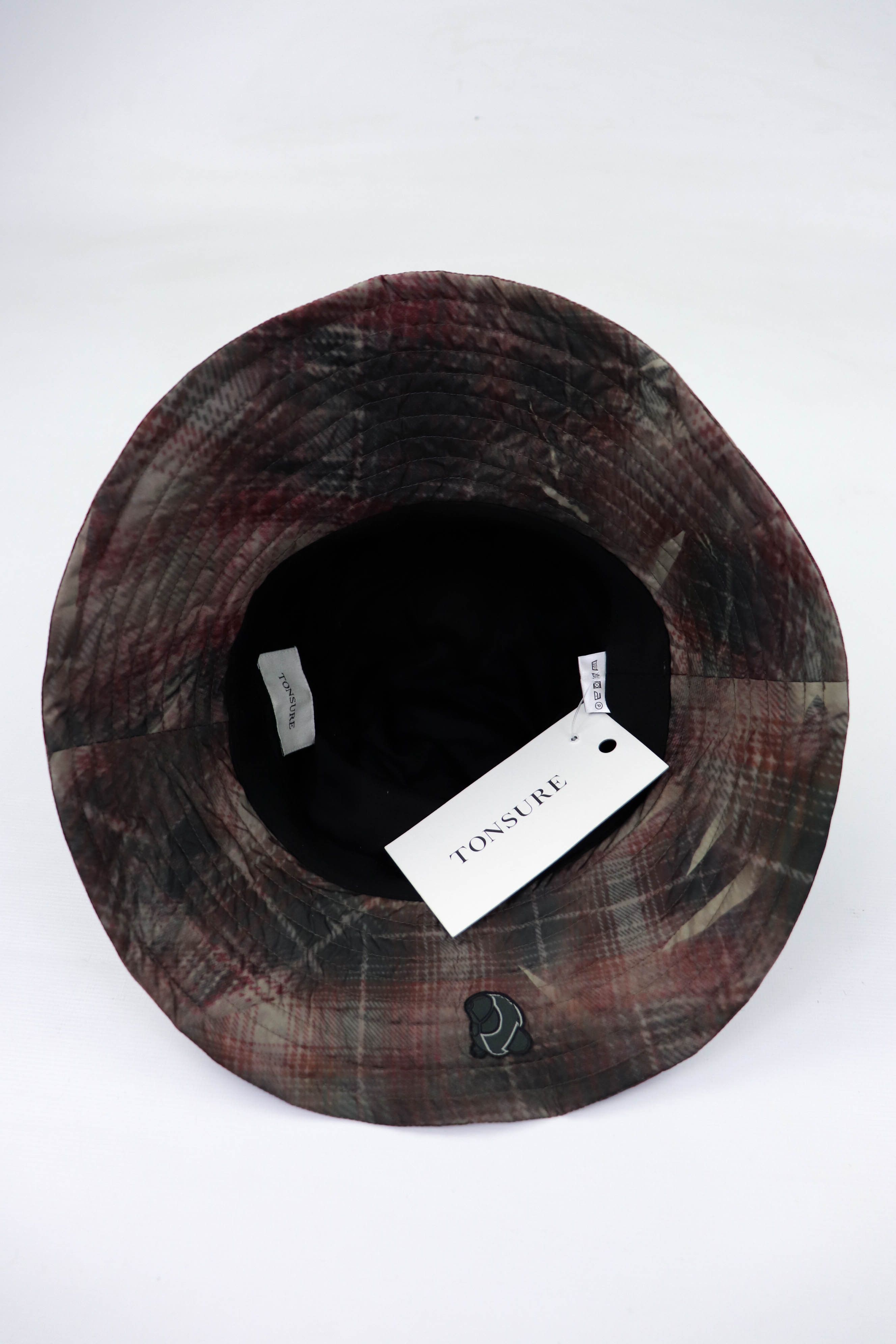 Other Tonsure Pre S/S 2019 Crunched Check Print Bucket Hat Size ONE SIZE - 13 Thumbnail