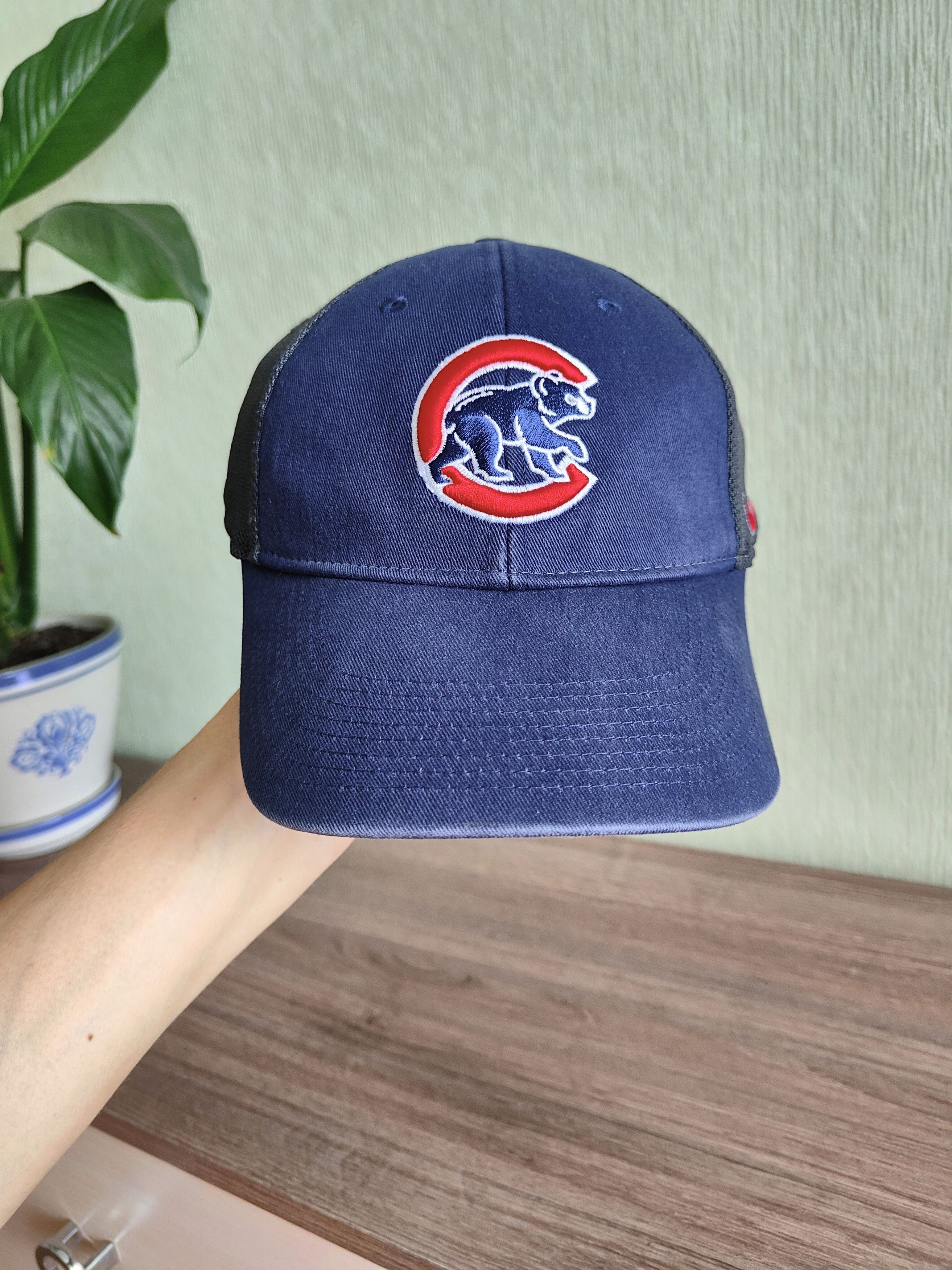 Nike Vintage Nike Chicago Cubs MLB Baseball Cap Size ONE SIZE - 3 Thumbnail