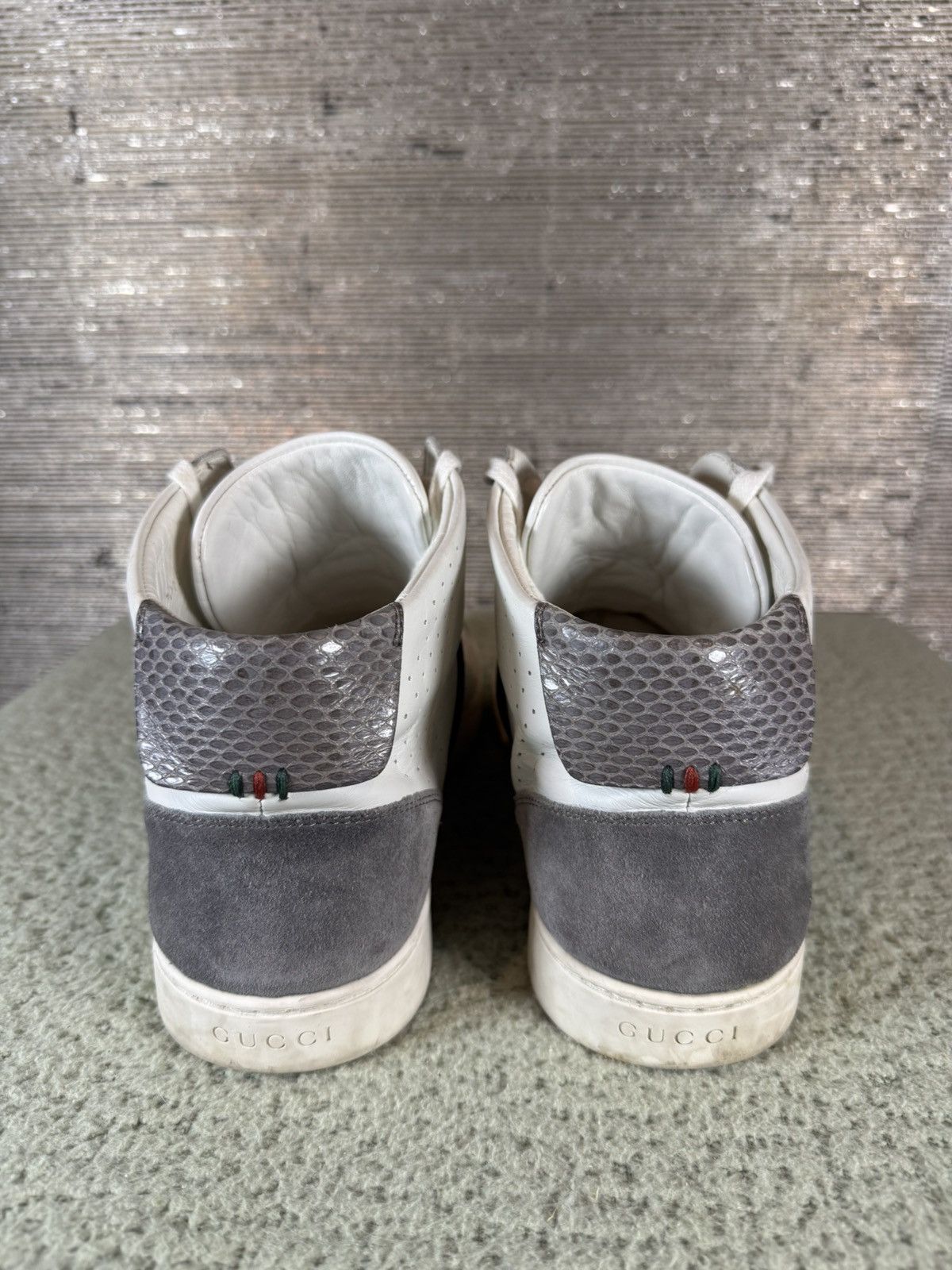 Gucci Gucci Leather High-top Sneaker Size US 10.5 / EU 43-44 - 4 Thumbnail