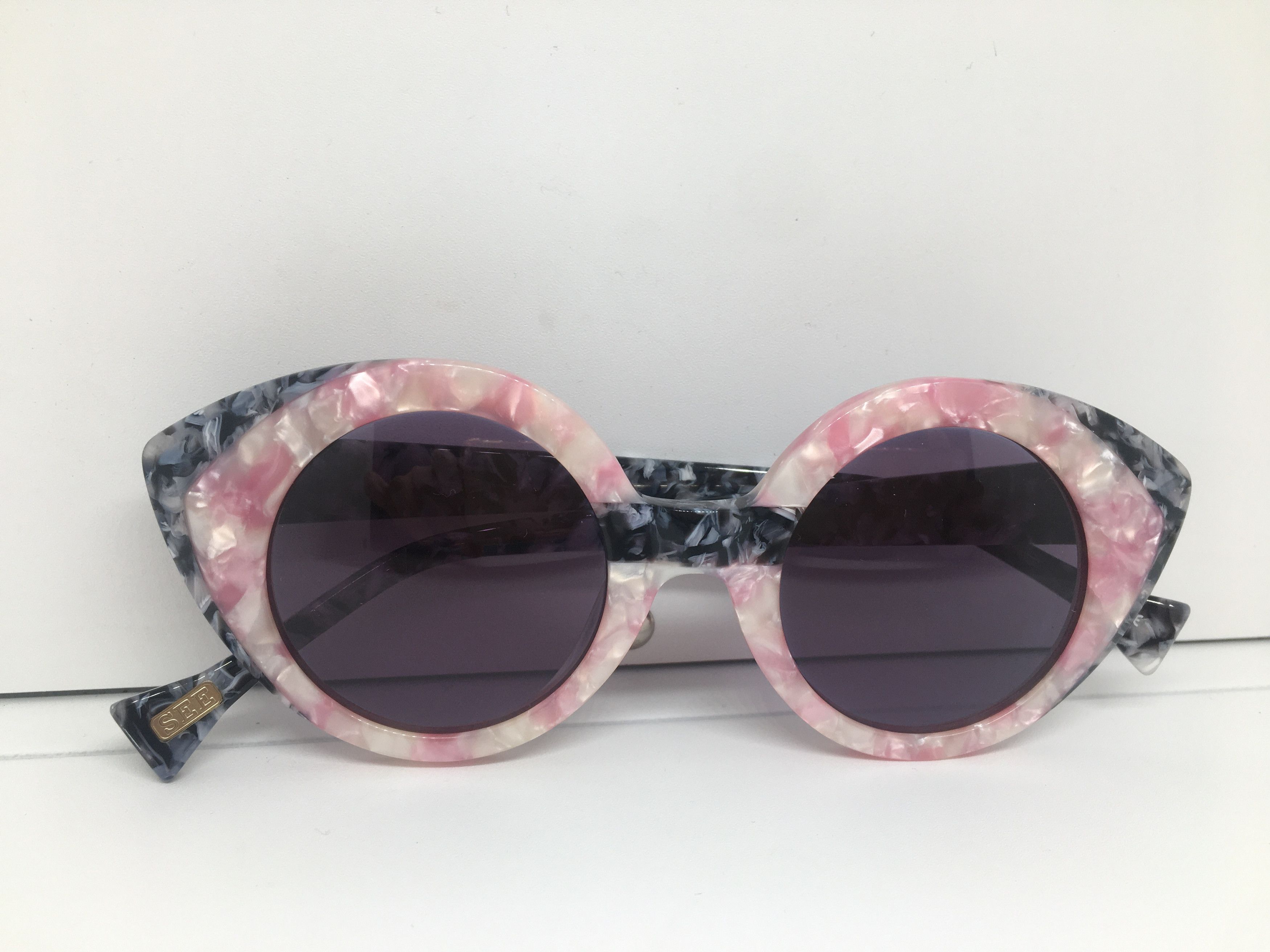 Other SEE Handade Cateye Round Sunglasses Diva Girls Size ONE SIZE - 8 Thumbnail