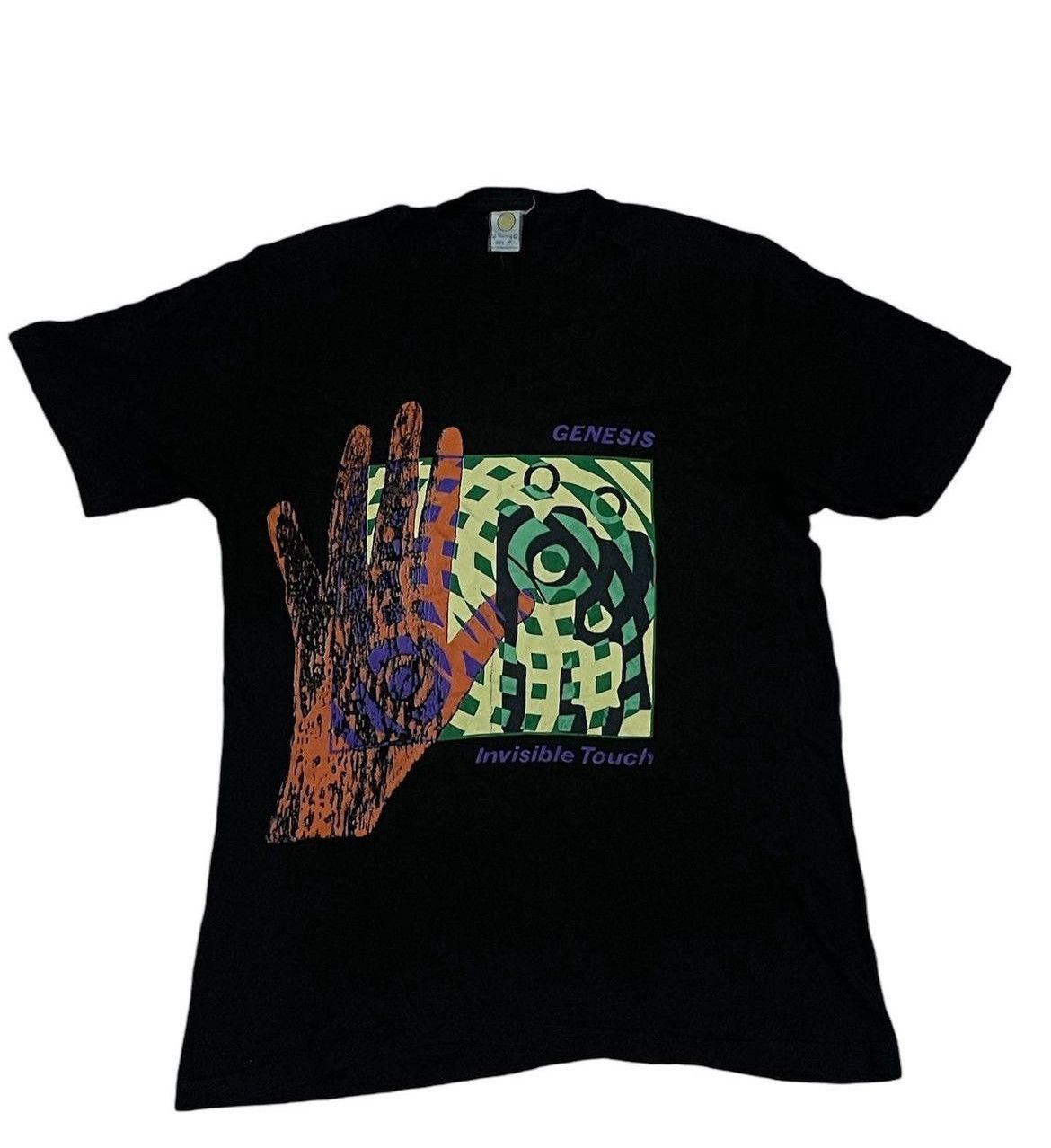 Band Tees × Vintage 1987 Vintage genesis tour black T-shirt Size US M / EU 48-50 / 2 - 1 Thumbnail