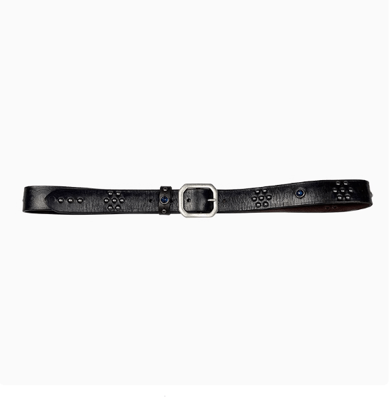 Leather × Vintage American Retro Motorcycle Belt Size ONE SIZE - 3 Thumbnail