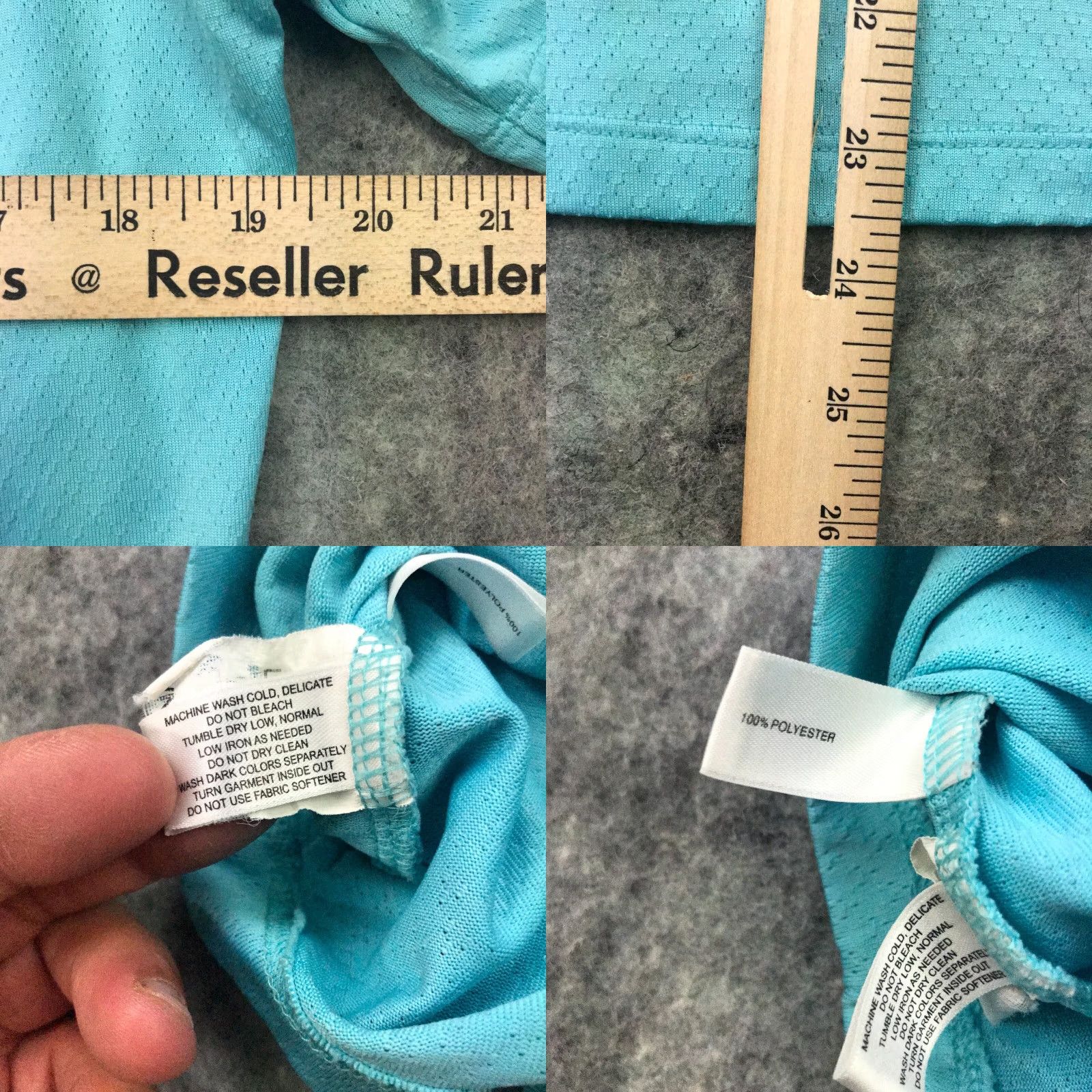 Cutter & Buck Cutter & Buck Womens Golf Shirt Polo Small/Large Blue Embroidered DryTec Classic Fit Size L / US 10 / IT 46 - 8 Thumbnail