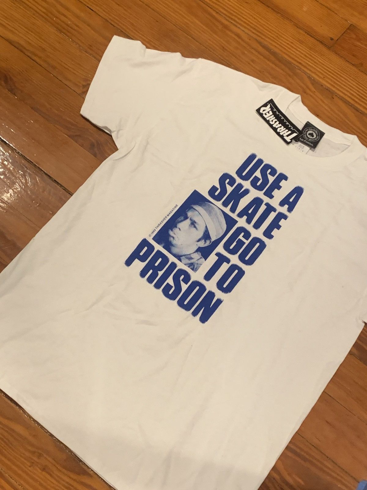 Thrasher Thrasher Use A Skate Go To Prison, Mark Gonzales — L — NWT” Size US L / EU 52-54 / 3 - 7 Thumbnail