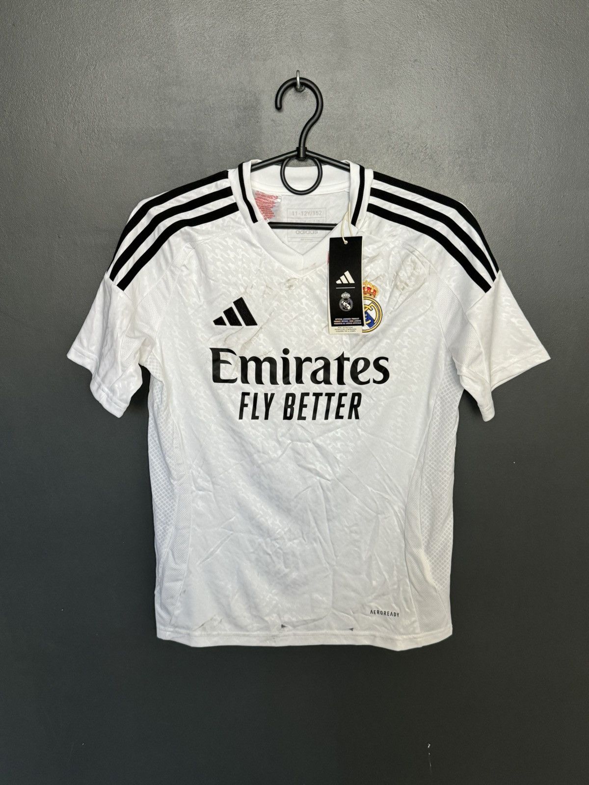 Adidas KIDS New Real Madrid 24/25 Home Football Jersey T-Shirt Size US XS / EU 42 / 0 - 1 Thumbnail