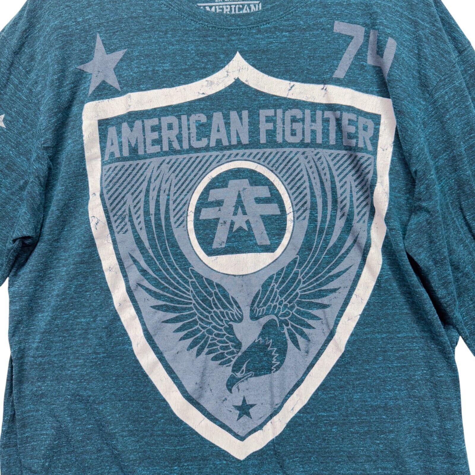 Affliction American Fighter Adult's T-Shirt Durham Biker MMA Boxing 2XL Size US XXL / EU 58 / 5 - 3 Thumbnail