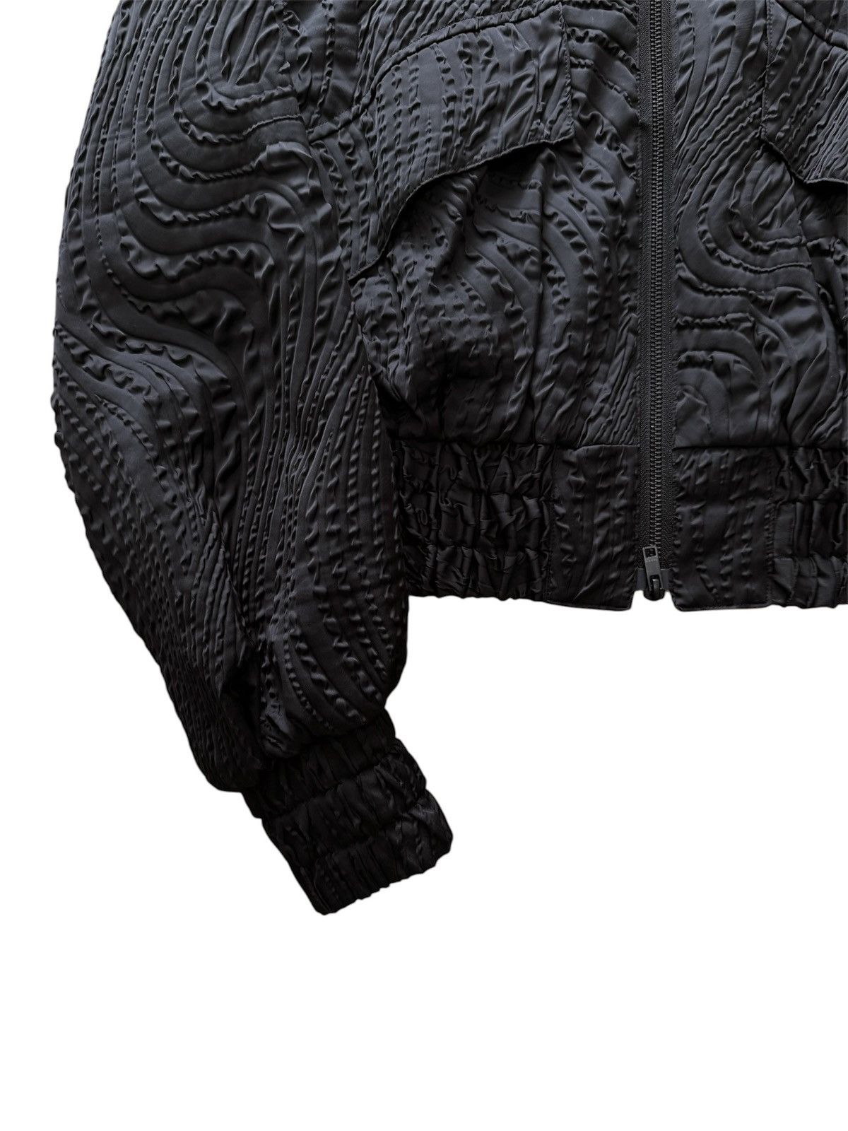 TAAKK Taakk Textured Bomber Jacket Size S / US 4 / IT 40 - 3 Thumbnail