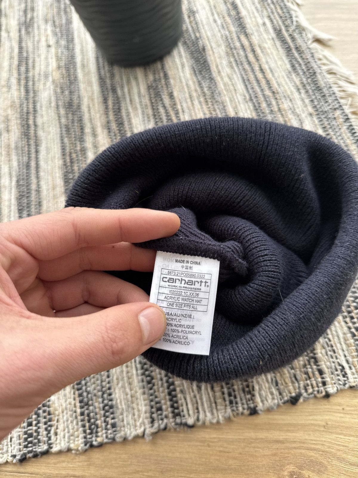 Carhartt Vintage Carhartt Acrylic watch beanie hat Size ONE SIZE - 3 Thumbnail