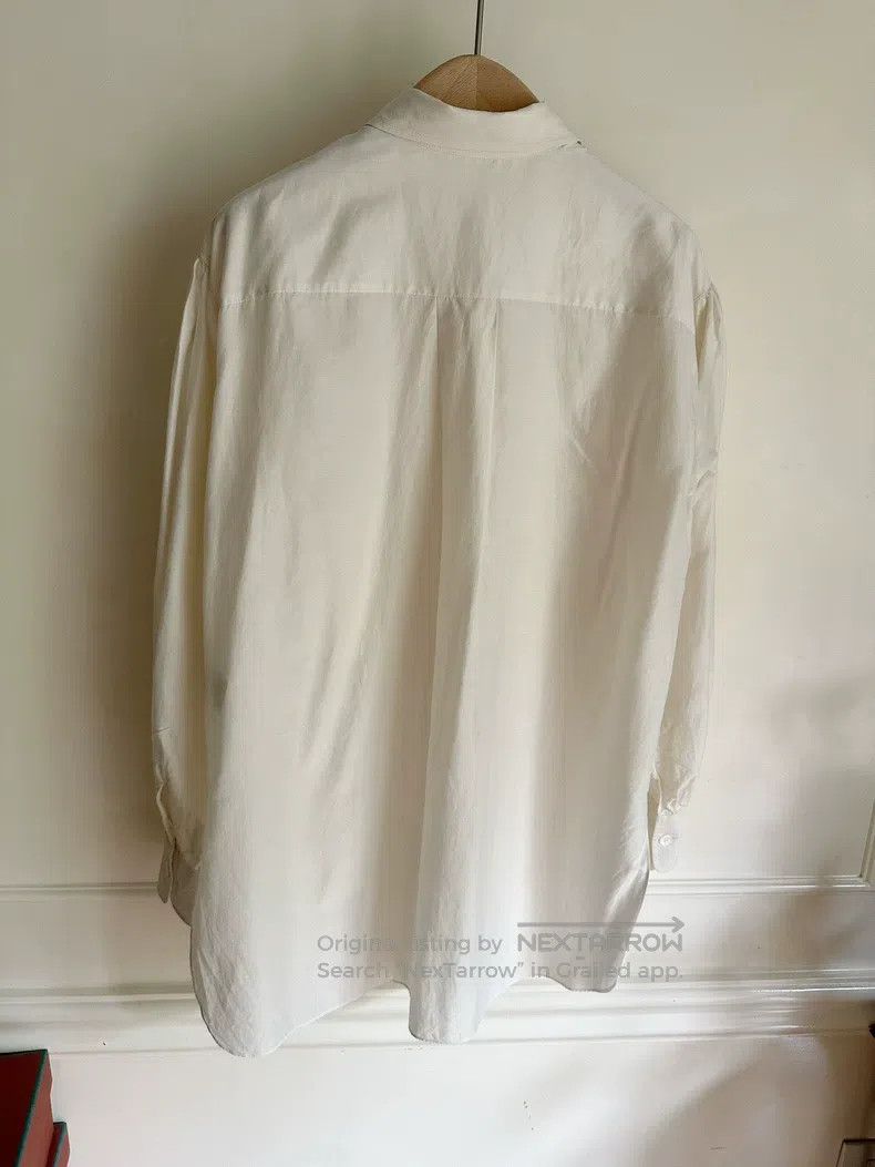 Hermes Hermes White Stand Collar Shirt Size XXS / US 00 / IT 34 - 6 Thumbnail