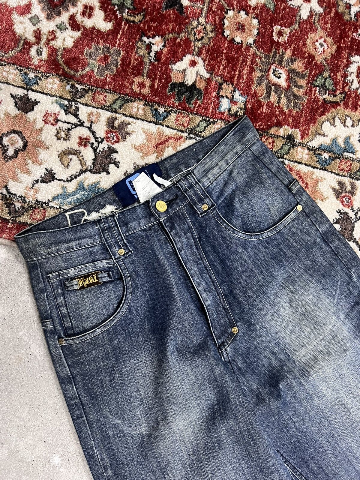 JNCO Vintage Karl Kani Jeans Baggy Fit Size US 28 / EU 44 - 8 Thumbnail