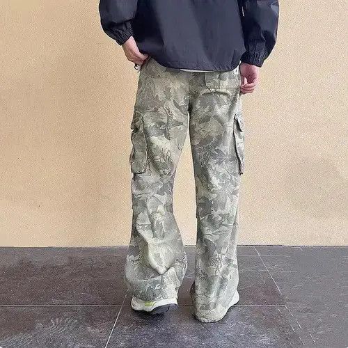 Jean Camouflage Baggy Cargo Pants Size US 32 / EU 48 - 5 Thumbnail