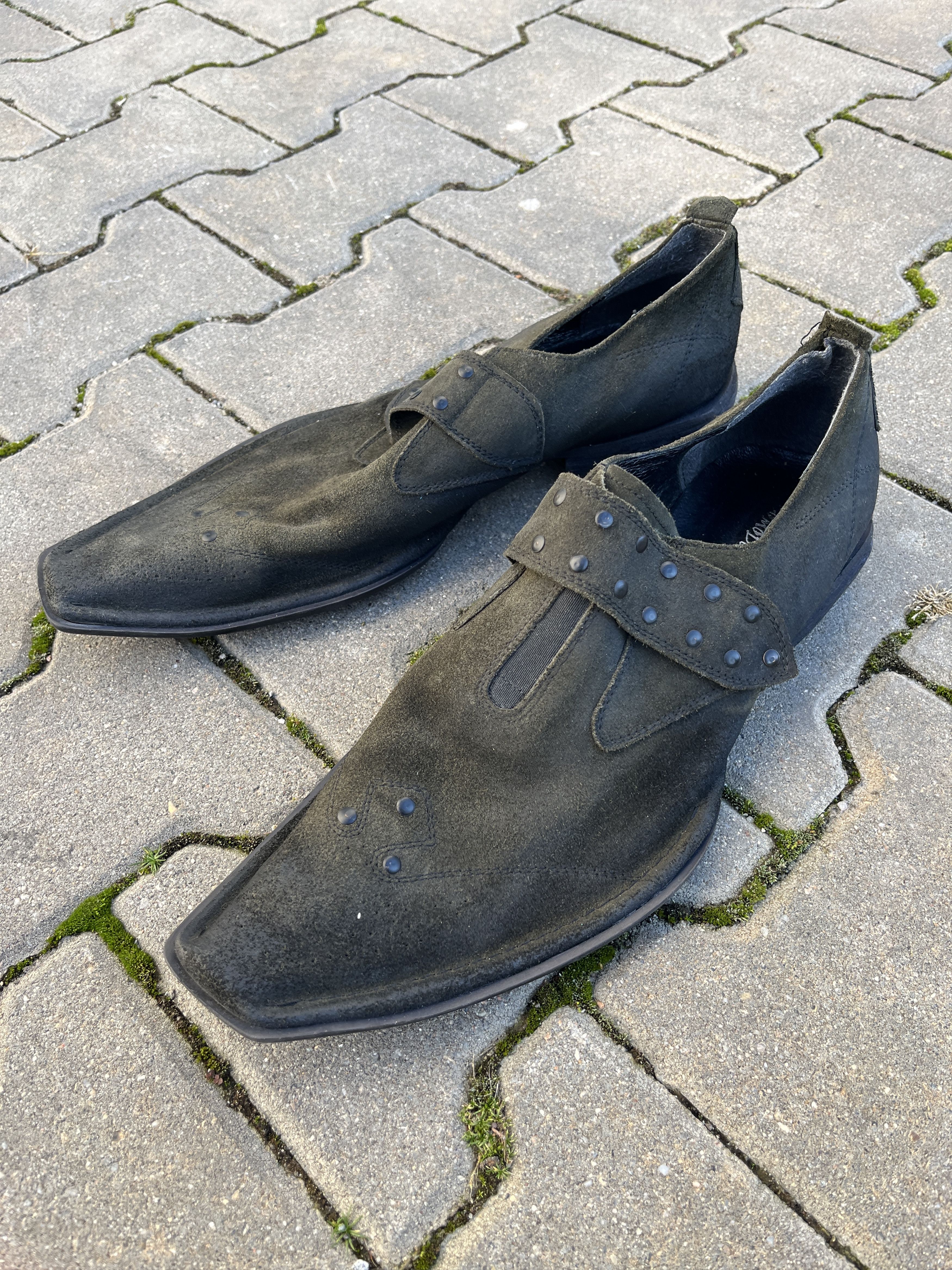 Other Archive grunge studded loafers AS98 vibe long italian avant Size US 12 / EU 45 - 2 Thumbnail