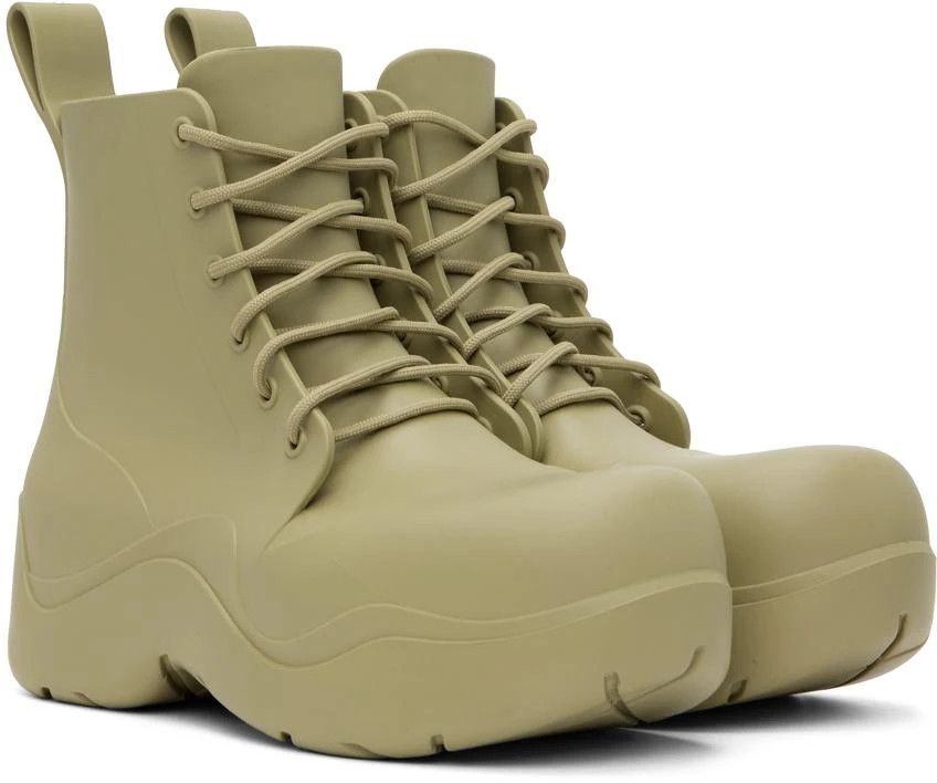 Bottega Veneta o1y0526 Ankle Boots in Beige Size US 6 / EU 39 - 3 Thumbnail