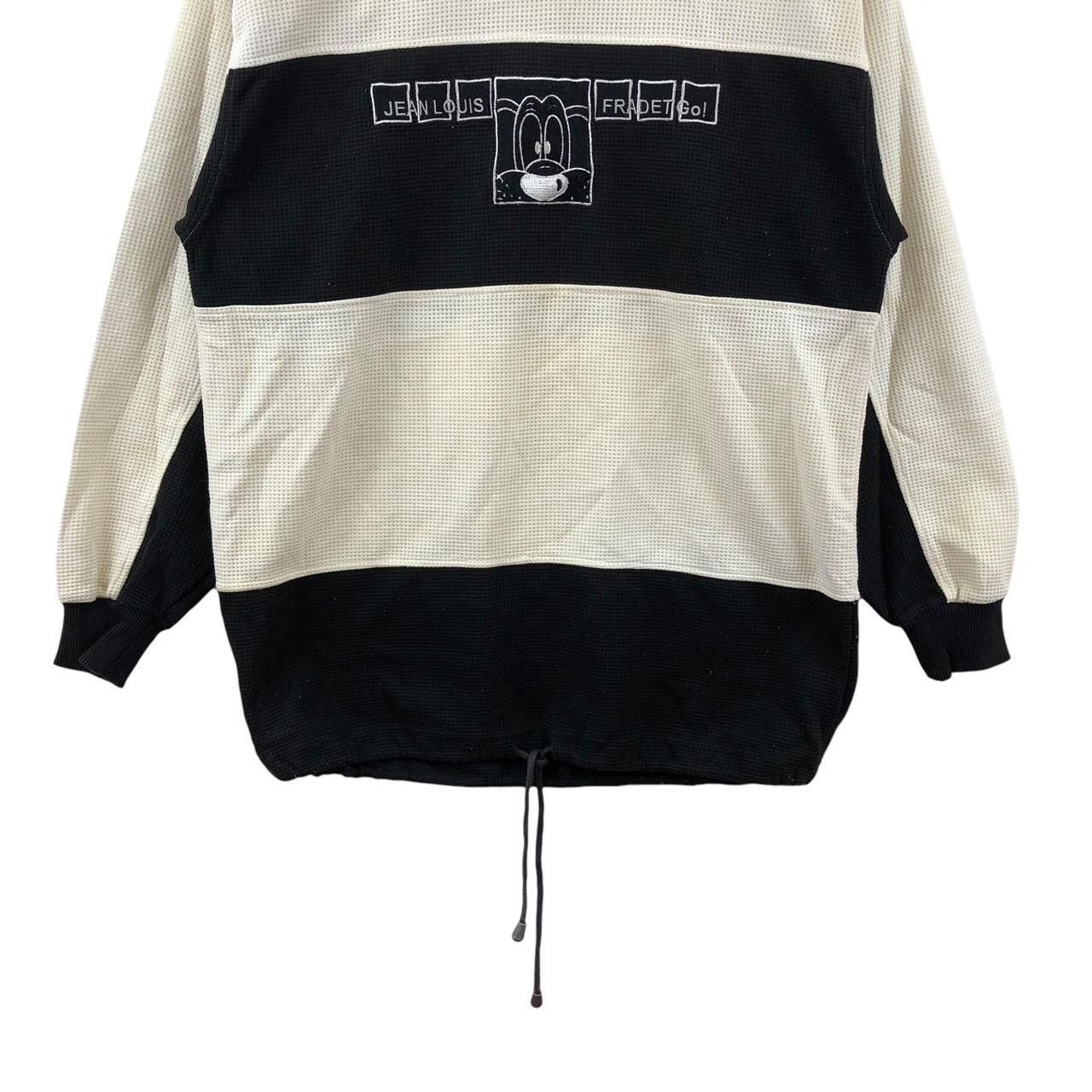 Vintage Vintage JEAN LOUIS FRADET Paris Dog Cartoon Sweatshirt Size L / US 10 / IT 46 - 4 Thumbnail