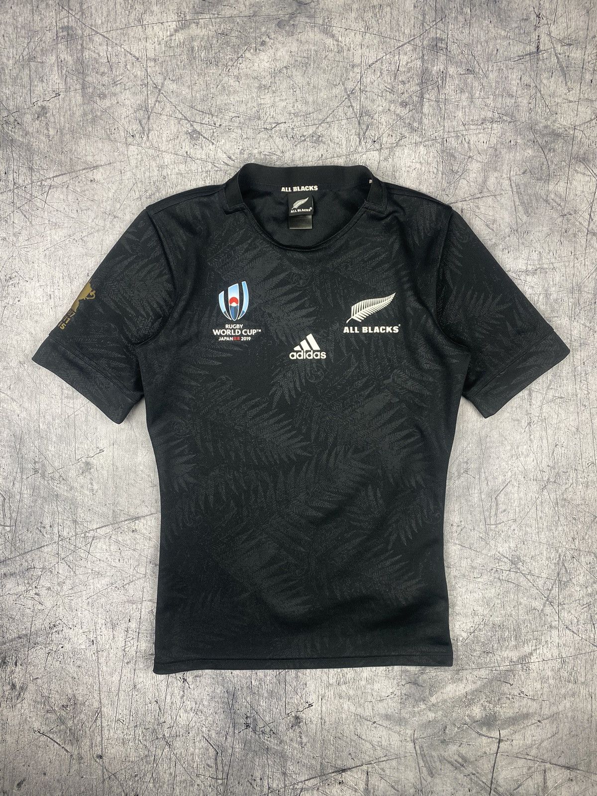 Adidas New Zealand All Blacks Rugby World Cup 2019 Adidas jersey Size US S / EU 44-46 / 1 - 2 Thumbnail