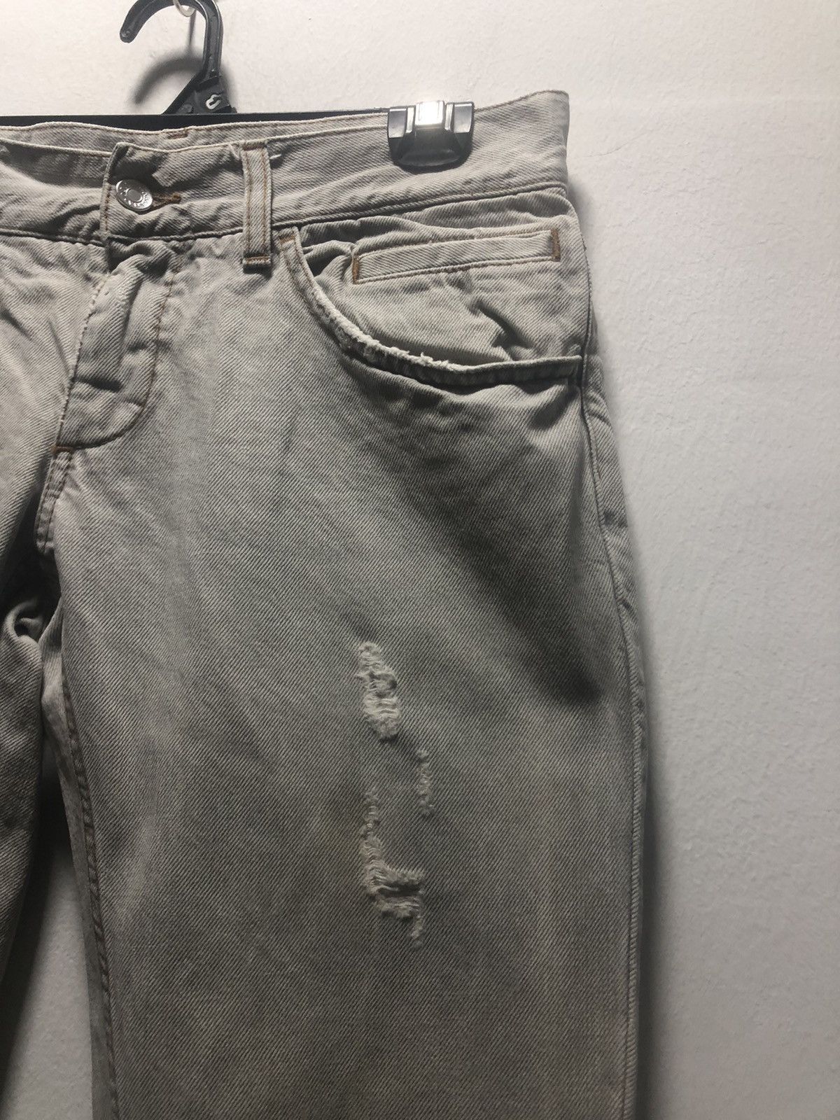 Dolce & Gabbana Vintage DOLCE & GABBANA Denim Pants Distressed Metal Logo Size US 31 - 5 Thumbnail