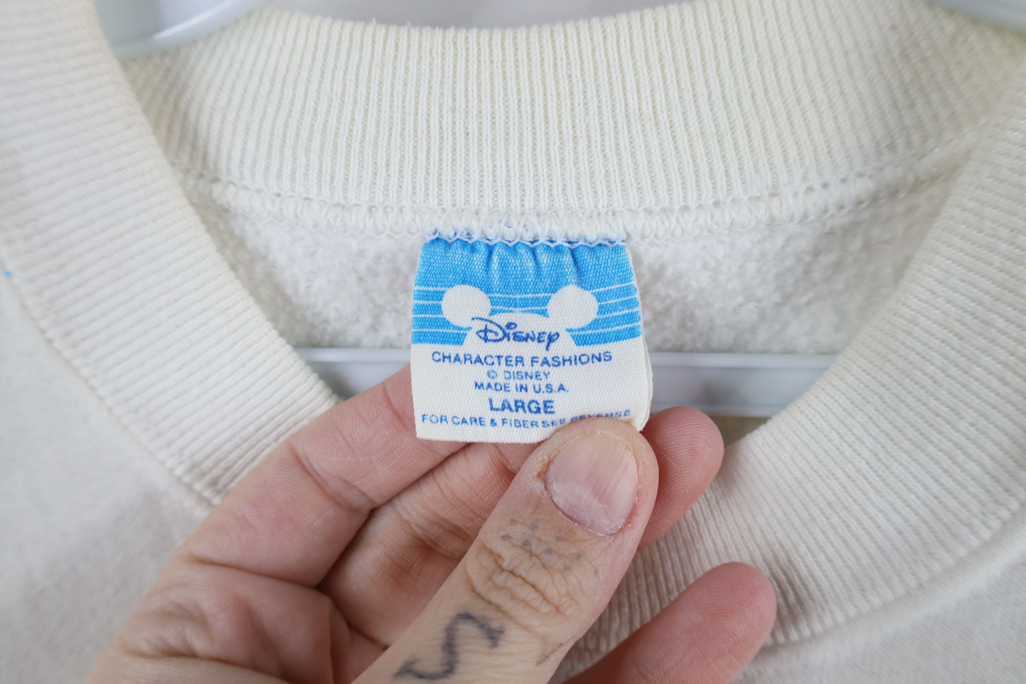 Disney × Vintage Vintage 80s Disney Epcot Center Spell Out Sweatshirt USA Size L / US 10 / IT 46 - 11 Thumbnail