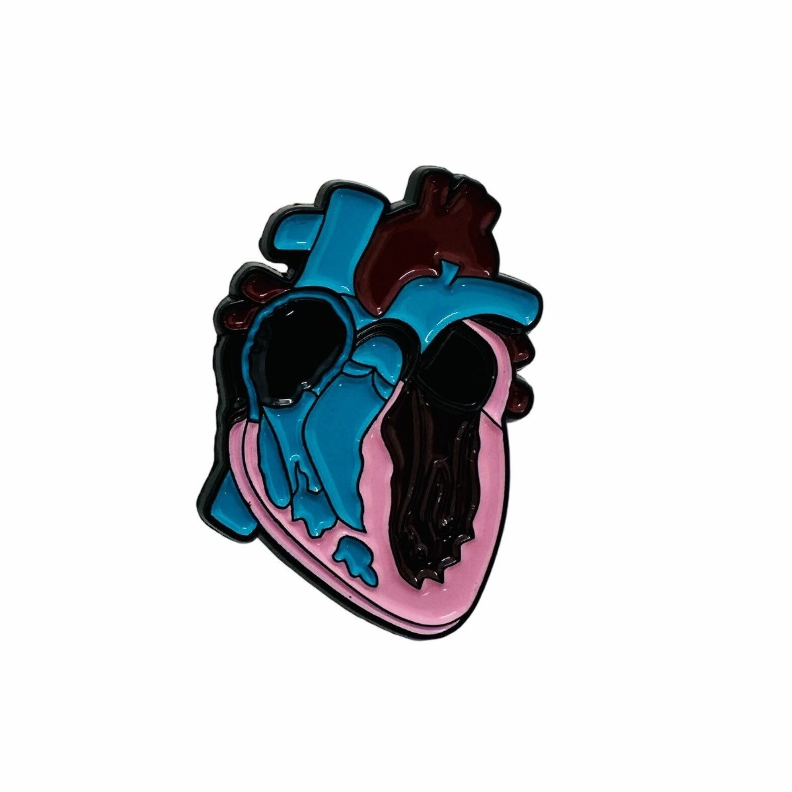 Other ✨Enamel Pin with heart lapel - Human organ heart lapel brooc Size ONE SIZE - 4 Thumbnail