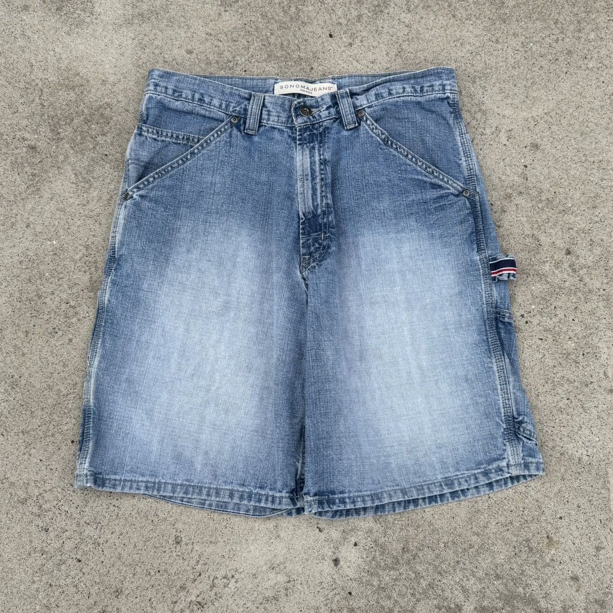 Sonoma × Vintage Vintage Y2K Sonoma Jeans Men’s Rap Denim Baggy Shorts Size US 34 / EU 50 - 2 Thumbnail