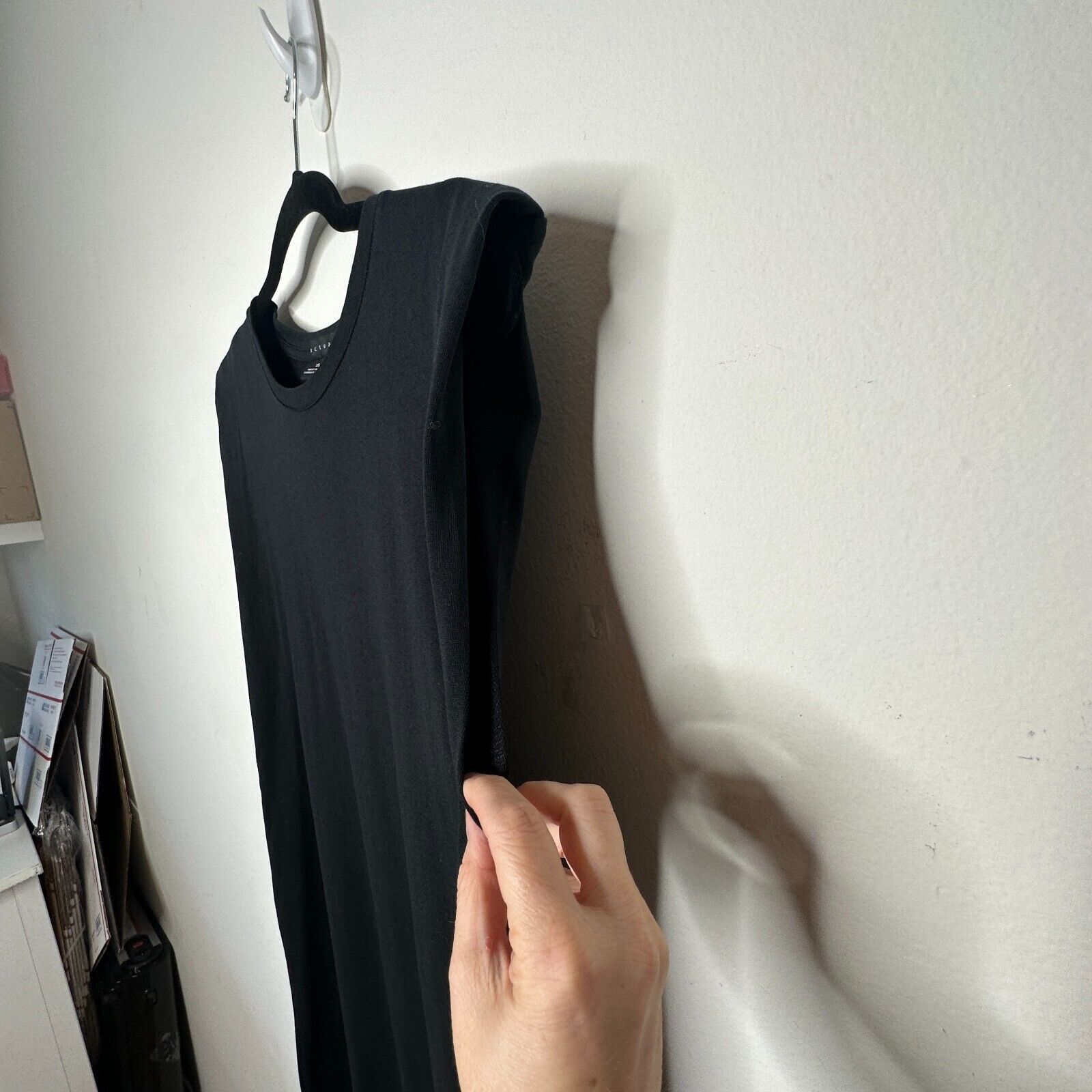 Sanctuary Sanctuary Black Crewneck Sleeveless Drop Armhole Dress XS Size XS / US 0-2 / IT 36-38 - 5 Thumbnail