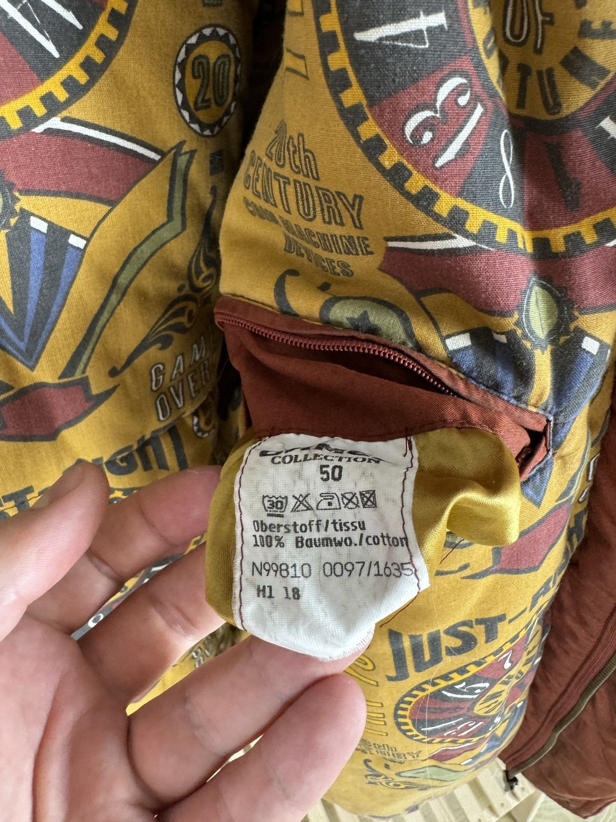 Camel Camel Collection vintage brick cotton leather winter jacket Size US L / EU 52-54 / 3 - 21 Thumbnail