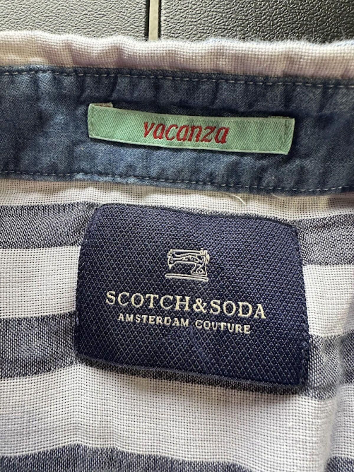 Scotch & Soda Scotch & Soda Vacanza Stripe Shirt L Size US L / EU 52-54 / 3 - 6 Thumbnail