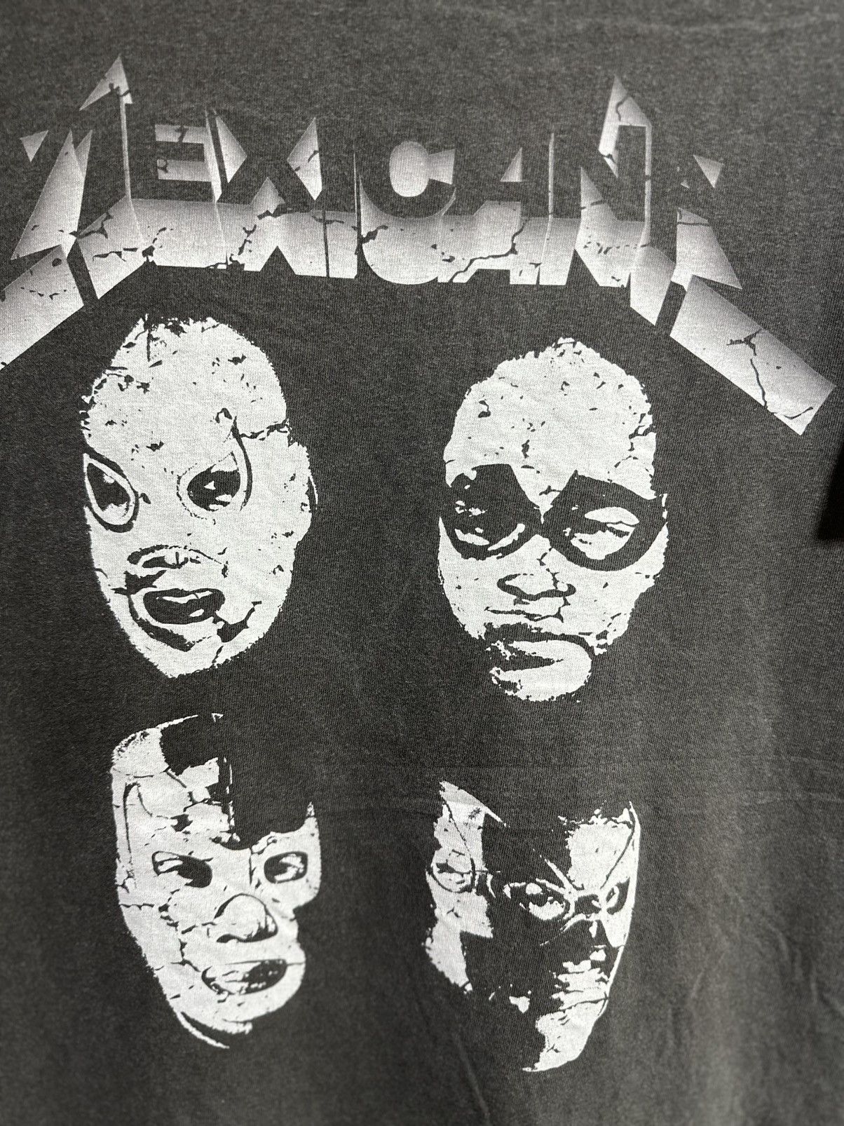 Band Tees Vintage Mexicana SuperCartelera Faded Tee Size US XL / EU 56 / 4 - 3 Thumbnail