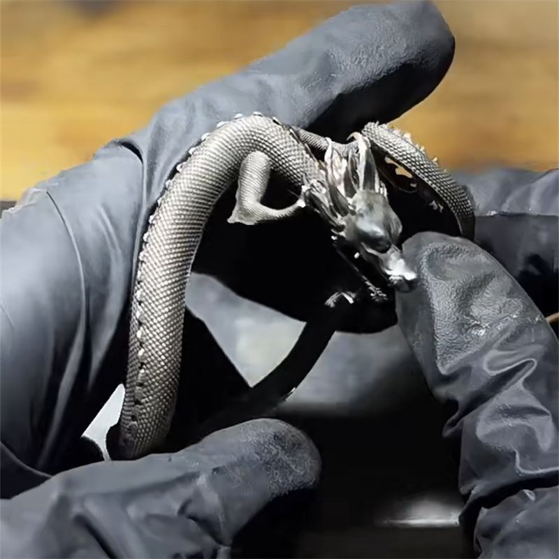 Jewelry Domineering Dragon Shape Cuff Bracelet Size ONE SIZE - 3 Thumbnail